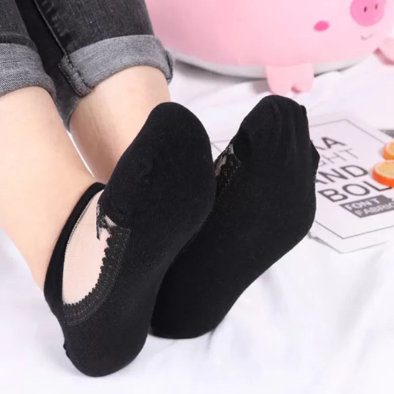 4 Pairs– Imported Net Fancy Ankle Socks for Women - Oshi.pk - Buy & Sell Online