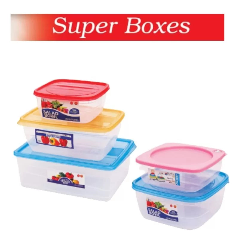 (Deal 2) SUPER BOXES !! (Total 10 litre) 5 boxes in 1 pack High Capacity - Oshi.pk - Buy & Sell Online