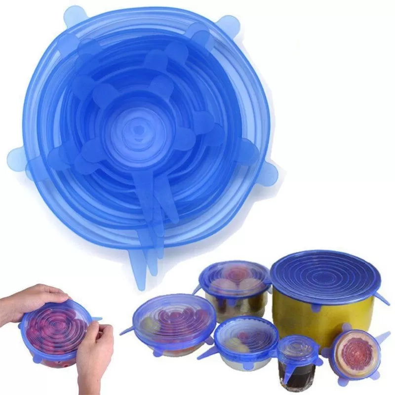 6Pcs silicone Stretch bowl covers Lids - Oshi.pk - Buy & Sell Online