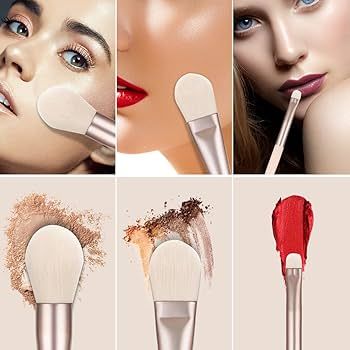 8 Pcs Mini Travel Portable Soft Makeup Brushes Set Eye Shadow Foundation Powder Eyelash Lip Concealer Blush Make Up Brush Set - Random Colors Glowing - Oshi.pk - Buy & Sell Online