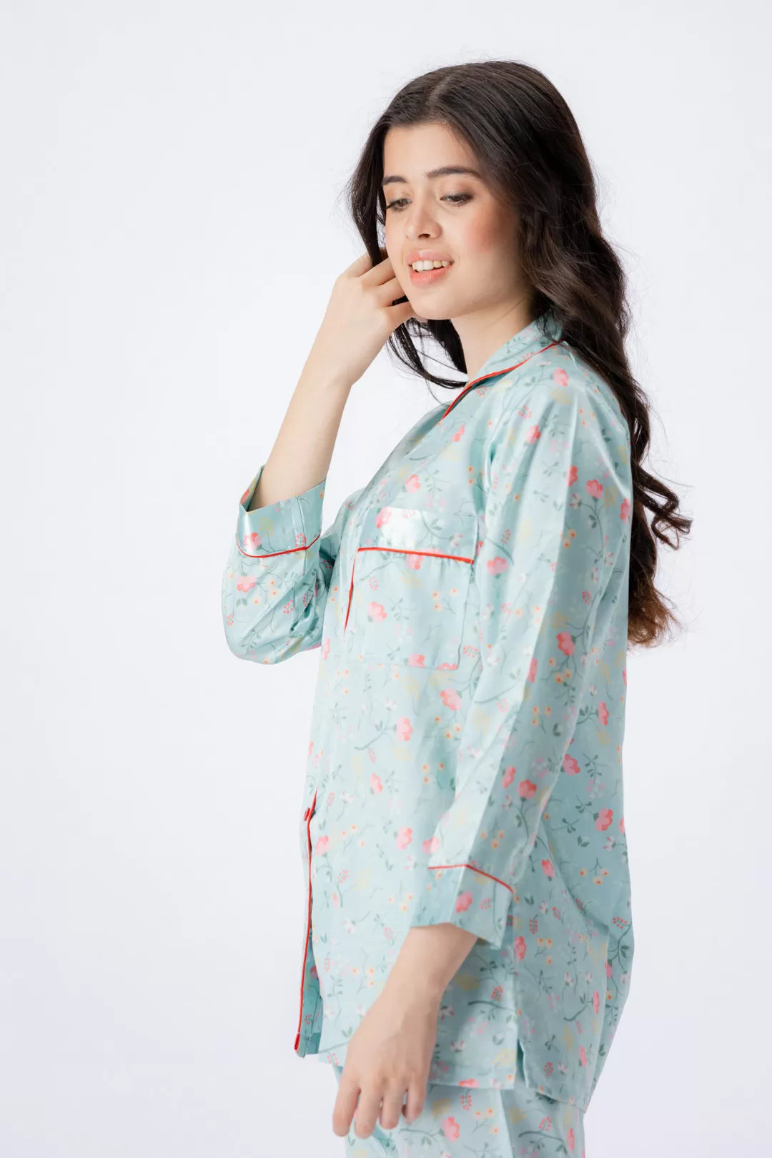 Valerie Nightwear Smoothy Satin Pajama set COMFORTABLE and BREATHABLE - Oshi.pk - Buy & Sell Online