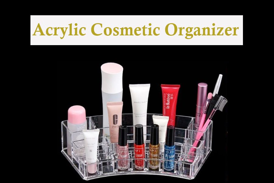 19 Compartment Curved Lipstick Cosmetic Makeup Organizer Acrylic Cosmetic Organizer - Oshi.pk - Buy & Sell Online