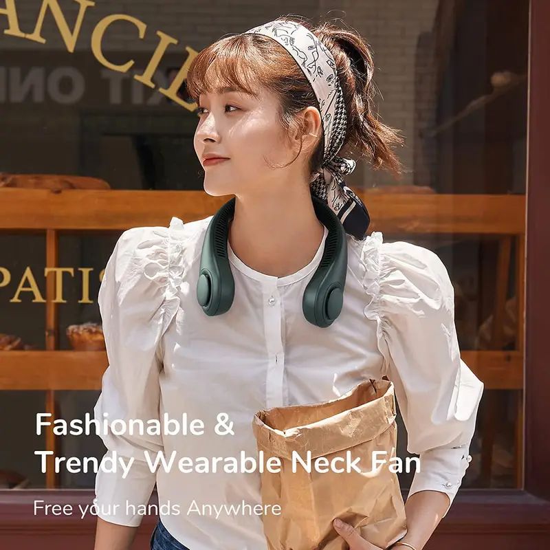 Adjustable 2024 New Portable Neck Fan(360° Surrounding Air Movement - Oshi.pk - Buy & Sell Online