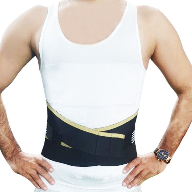 Adjustable Back Support Belt For Lower Back Pain Relief With Steel Plate - Oshi.pk - Buy & Sell Online