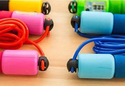 Adjustable Jump Ropes with Counter Sports Fitness Slim Speed Counting Skip Rope Sponge Handle Skipping Wire Fitness Equipment