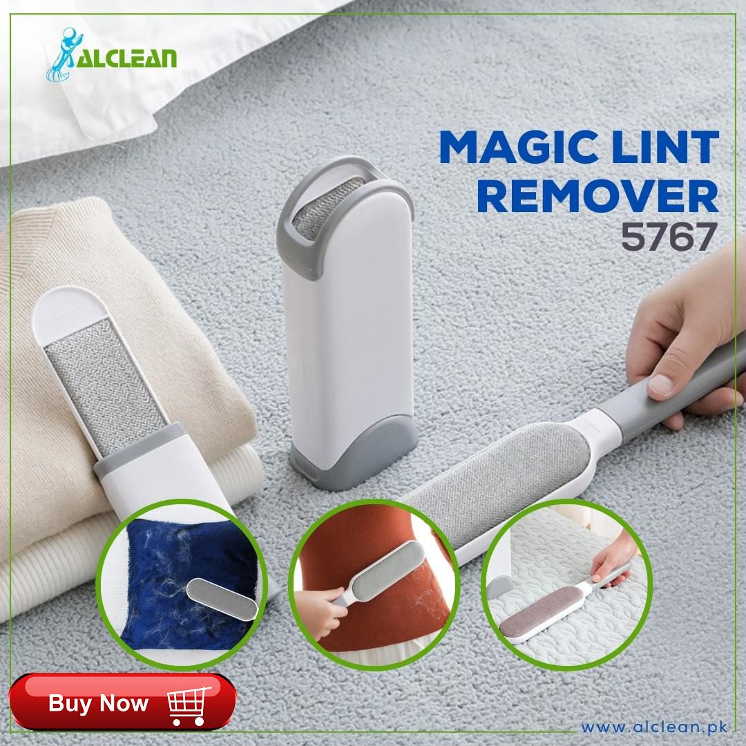 AlClean Anti-Static Magic Lint Dust Hair Remover Cloth Dry Cleaning Brush Double-Sides - Oshi.pk - Buy & Sell Online