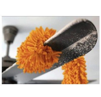 AlClean Flexible Micro Fiber Duster With Telescopic Stainless Steel Handle for Fan Cleaning Specially - Oshi.pk - Buy & Sell Online