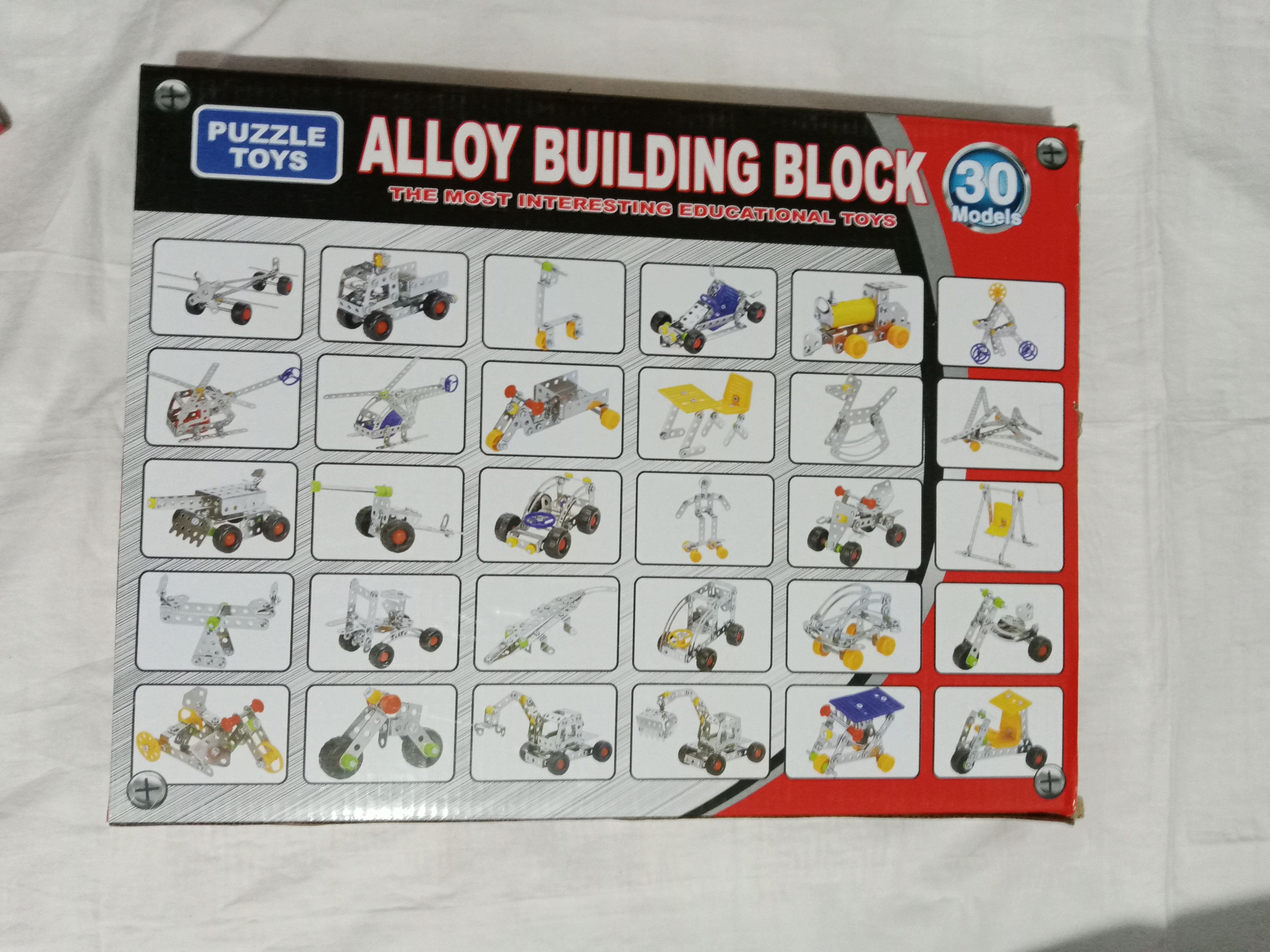 Alloy Building Blocks - 30 Models - 242 pcs - Bigger sized tools - Oshi.pk - Buy & Sell Online