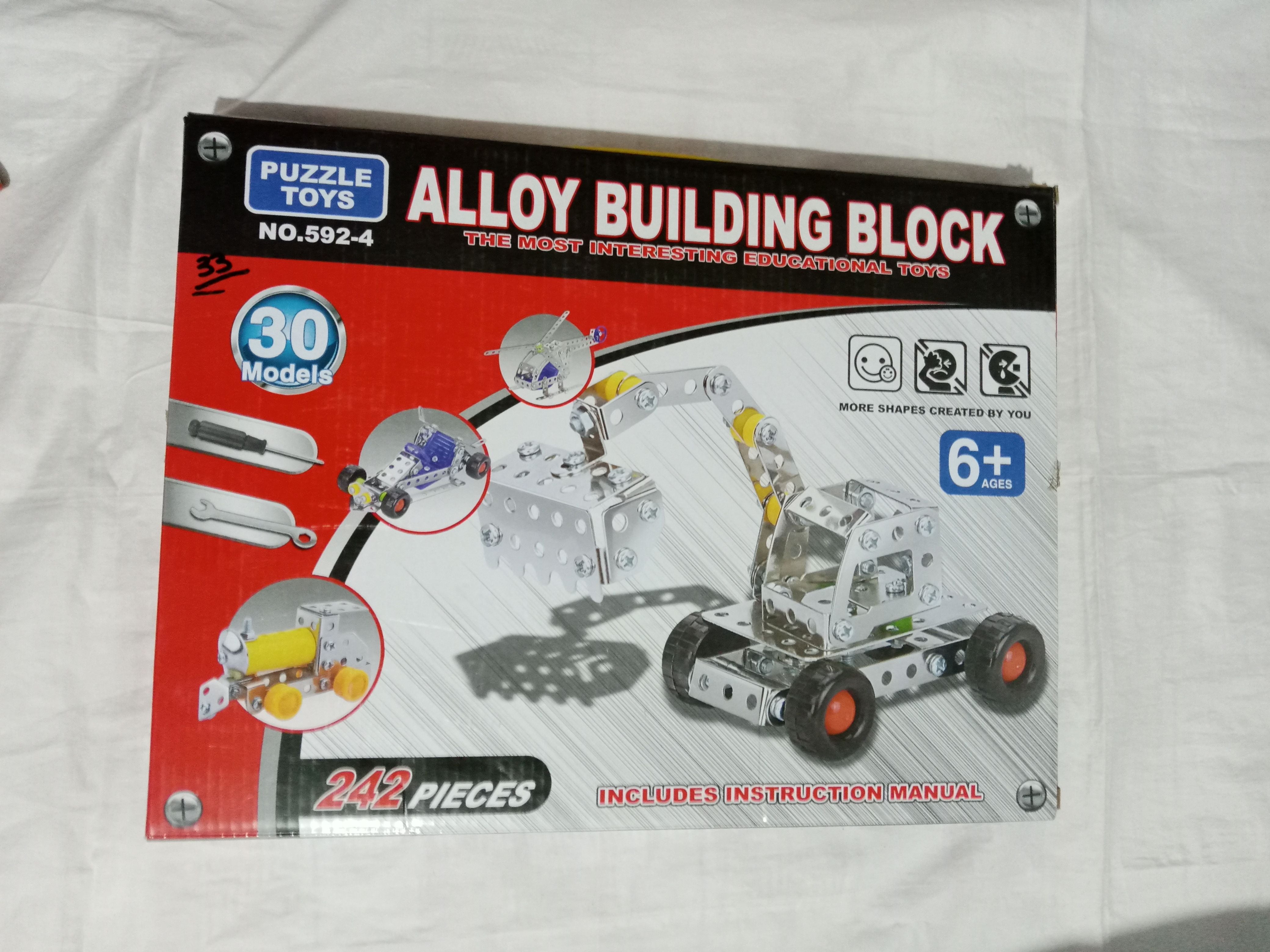 Alloy Building Blocks - 30 Models - 242 pcs - Bigger sized tools - Oshi.pk - Buy & Sell Online