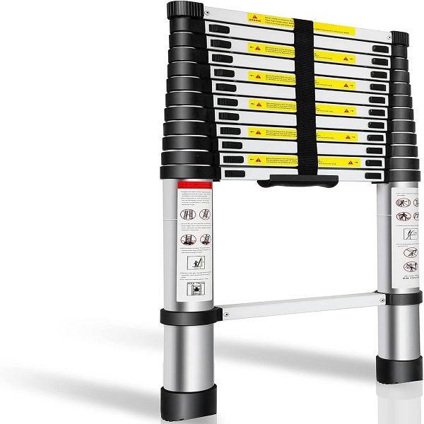 Aluminum Telescopic Ladder 3.8m 13 Fit - Oshi.pk - Buy & Sell Online