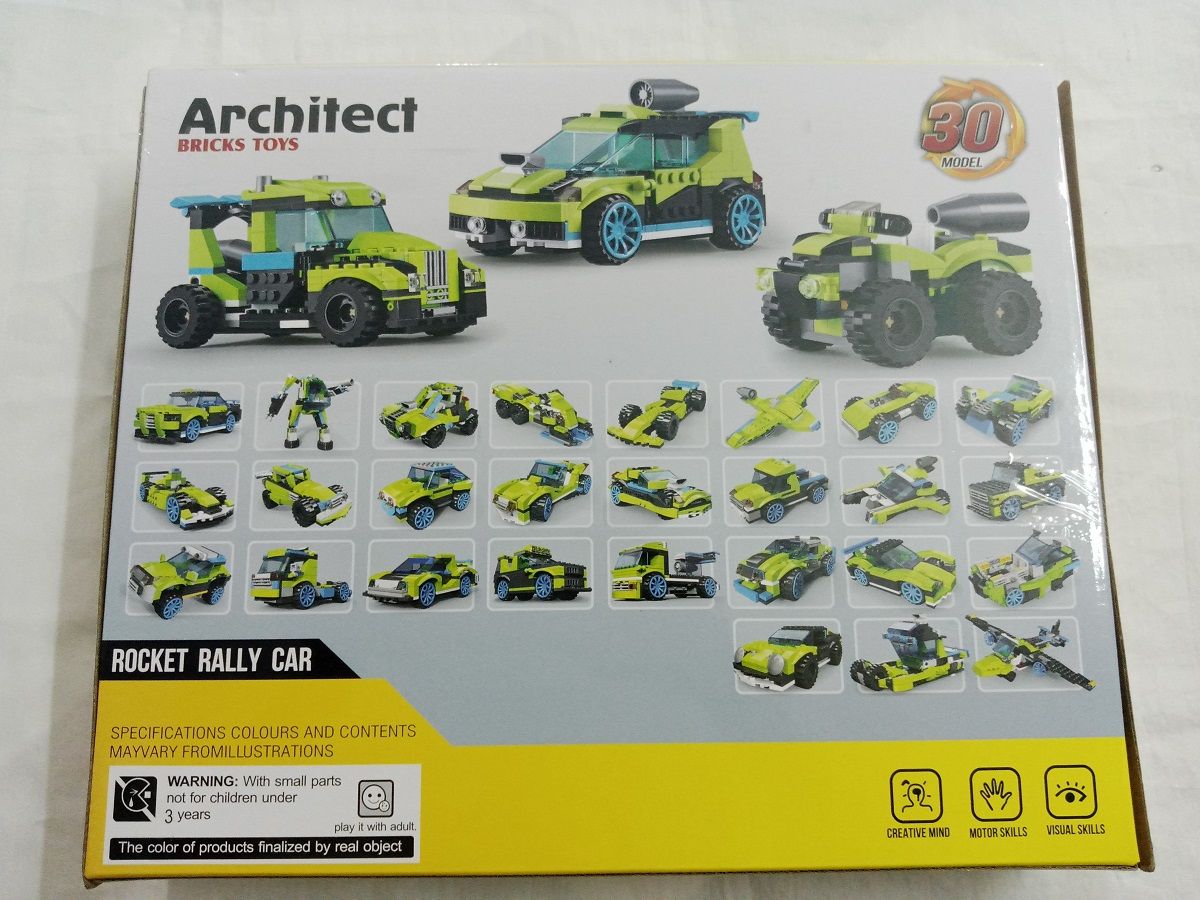Architect Bricks Toys- 30 models- Rocket Rally Cars- 241+ pcs - Oshi.pk - Buy & Sell Online