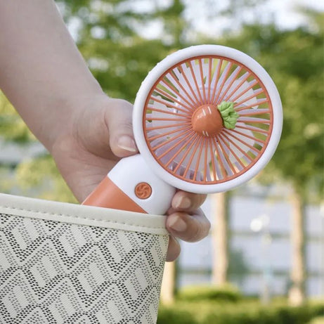 ARSIM Mini Fan Rechargeable Hanheld Desktop USB Fan Electric Portable Mini Desk Fan for Kids Rechargeable USB Battery Handheld Fan with Adjustable Spe - Oshi.pk - Buy & Sell Online