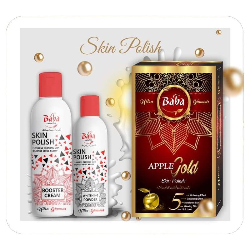 Baba Apple Skin Whitening Gold Skin Polish - Oshi.pk - Buy & Sell Online