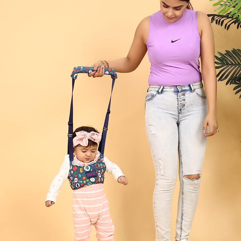 Baby Belt Walker Baby Walking Harness Handheld Baby Walker, Adjustable Toddler Walking Assistant Walking Helper for Infant Child, Breathable Stand Up - Oshi.pk - Buy & Sell Online