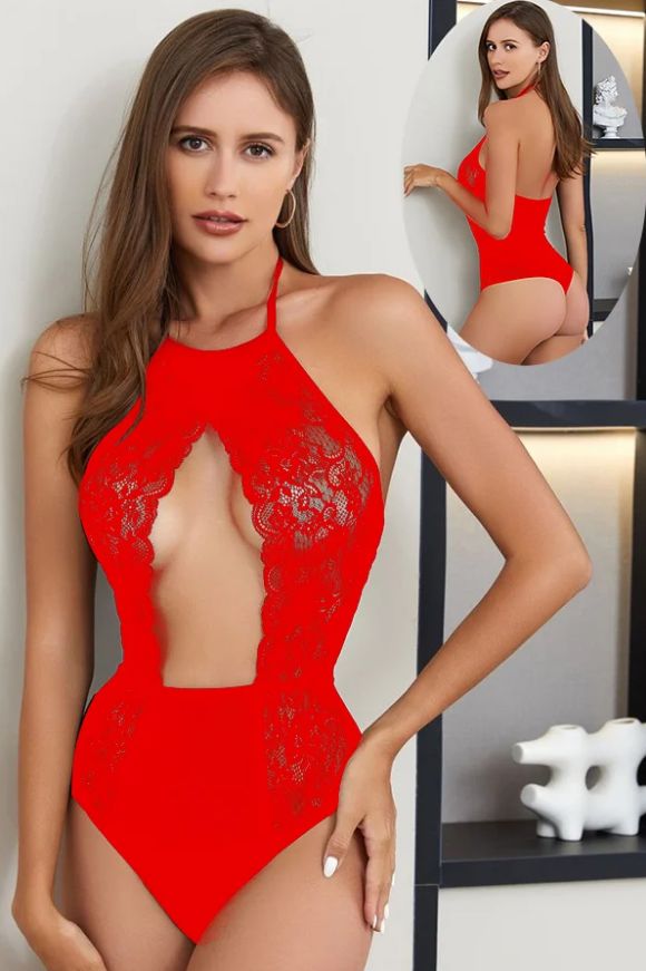 Baby Doll Stocking Erotic Floral Nighty (LN-A002) - Oshi.pk - Buy & Sell Online