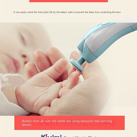 Baby Electric Nail clipper Kids Children Infant Safety Pedicure Clippers Abs Material Scissors Nail Tools Cutter Care Sets - Oshi.pk - Buy & Sell Online