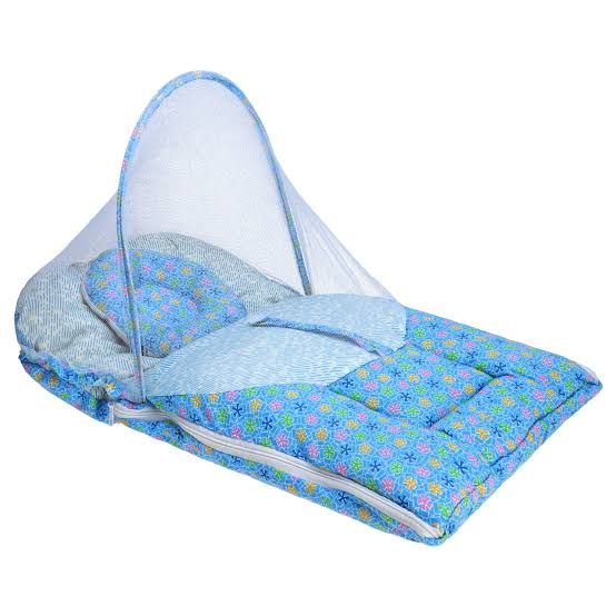 Baby Sleeping bag with Mosquito net, net Safety Baby Crib 0-1 Year Infant Portable Folding Baby Cots Foldable Crib Net Infant Baby Sleeping Bag - baby - Oshi.pk - Buy & Sell Online