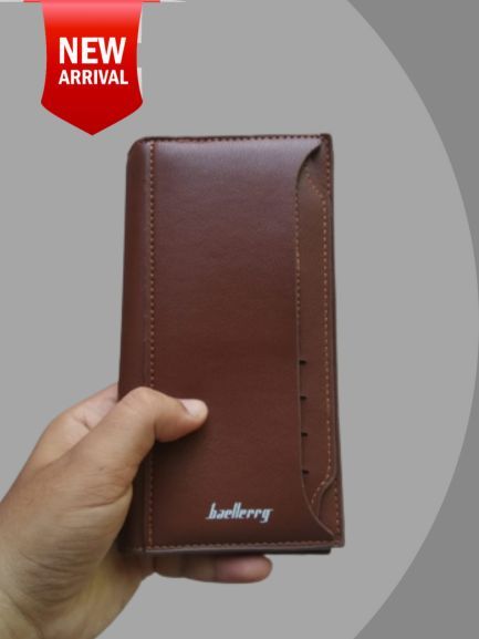 Baellerry Men's Bifold Wallet PU Leather With Card Holder Multi-Function Business Money Clip Wallets for Men - Oshi.pk - Buy & Sell Online