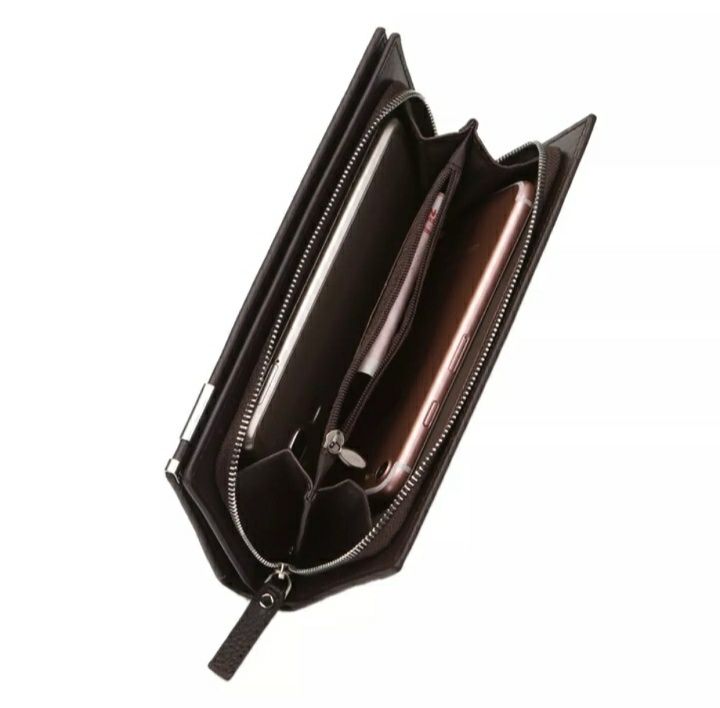 Baellerry Men Wallets Classic Long Style Card Holder Male Purse Quality Zipper Large Capacity Big Brand Luxury Wallet For Men - Oshi.pk - Buy & Sell Online