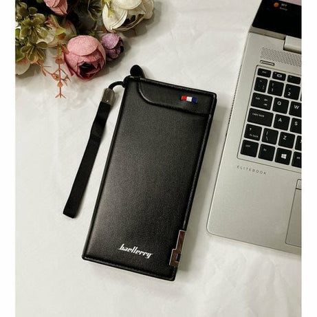 Baellerry Men Wallets Classic Long Style Card Holder Male Purse Quality Zipper Large Capacity Big Brand Luxury Wallet For Men - Oshi.pk - Buy & Sell Online