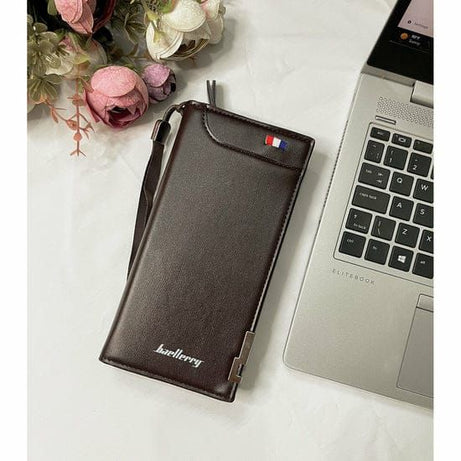 Baellerry Men Wallets Classic Long Style Card Holder Male Purse Quality Zipper Large Capacity Big Brand Luxury Wallet For Men - Oshi.pk - Buy & Sell Online