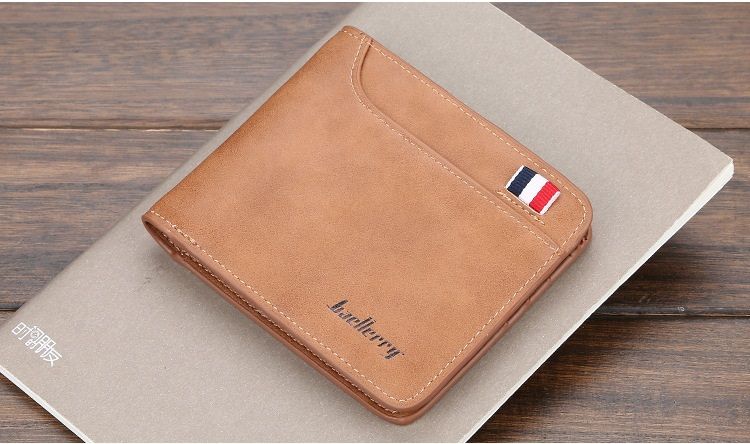 Baellerry Multi Functional Fashion Minimalist Multi Card Position Short Zipper Pu Leather Man Wallets - Oshi.pk - Buy & Sell Online
