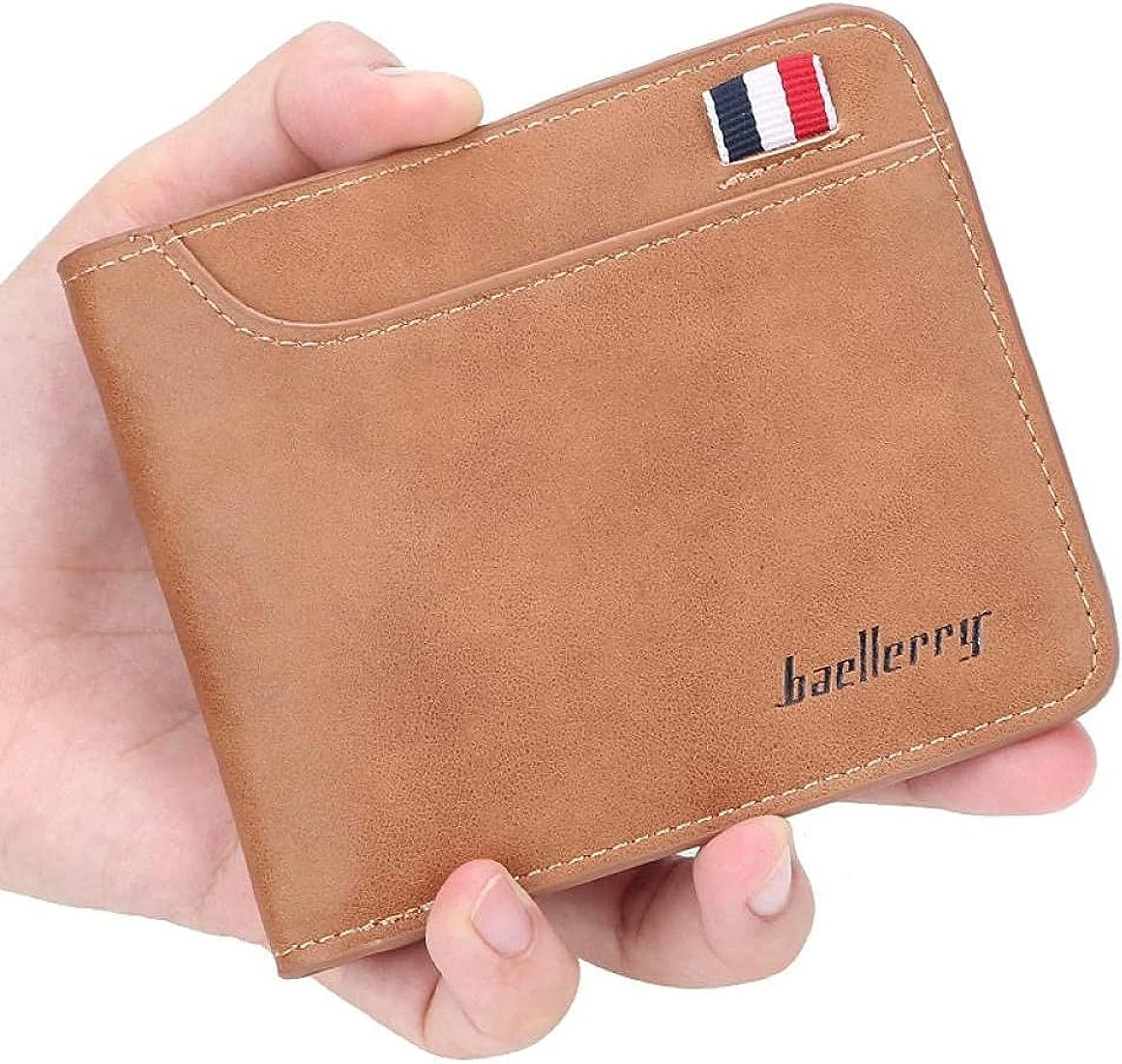 Baellerry Multi Functional Fashion Minimalist Multi Card Position Short Zipper Pu Leather Man Wallets - Oshi.pk - Buy & Sell Online