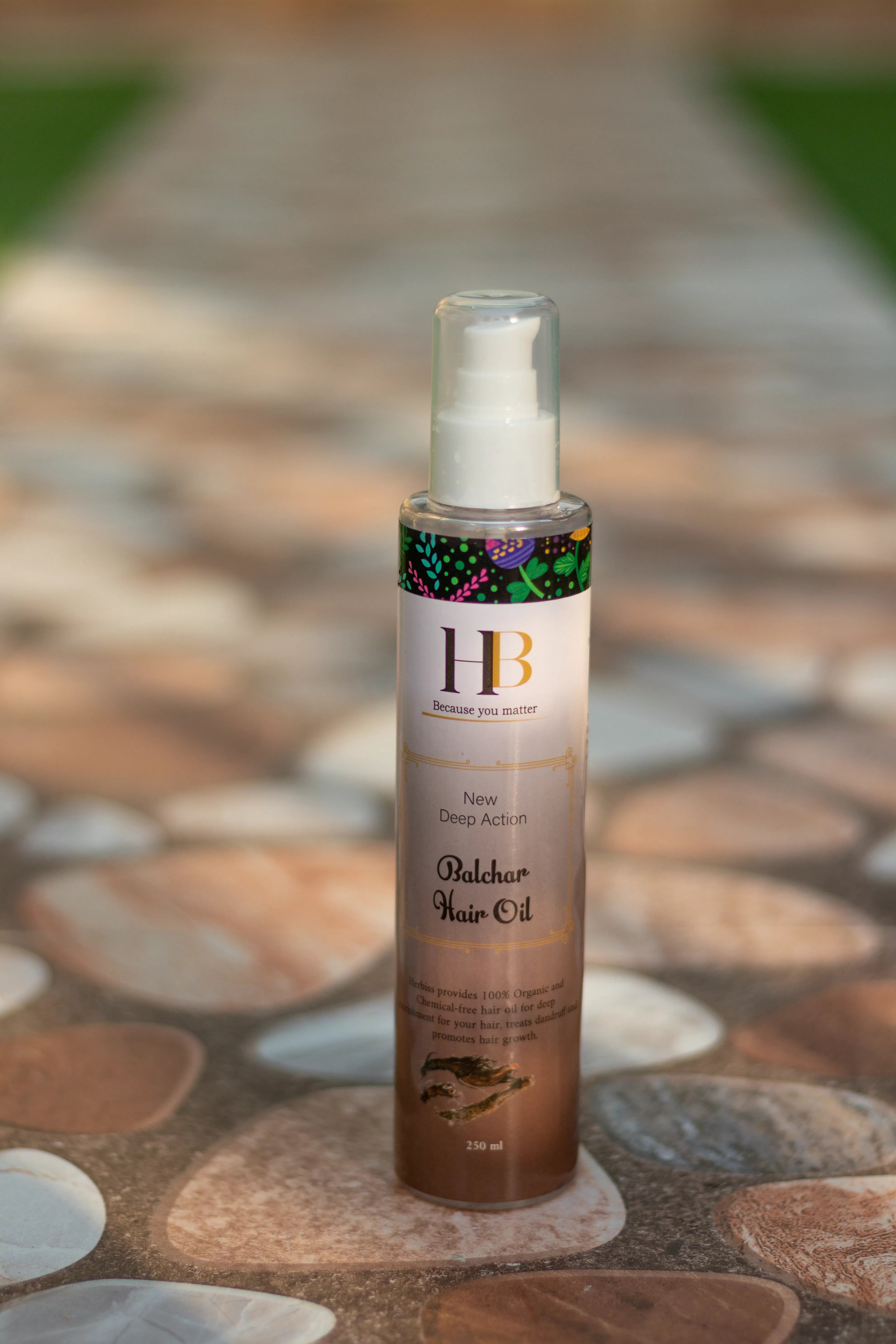 Balchar Hair Oil by Herbiss - For Hair Loss prevention.