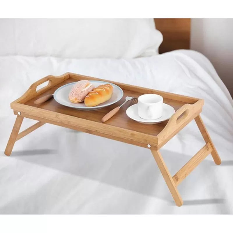 Bamboo Foldable Bed Table - Oshi.pk - Buy & Sell Online