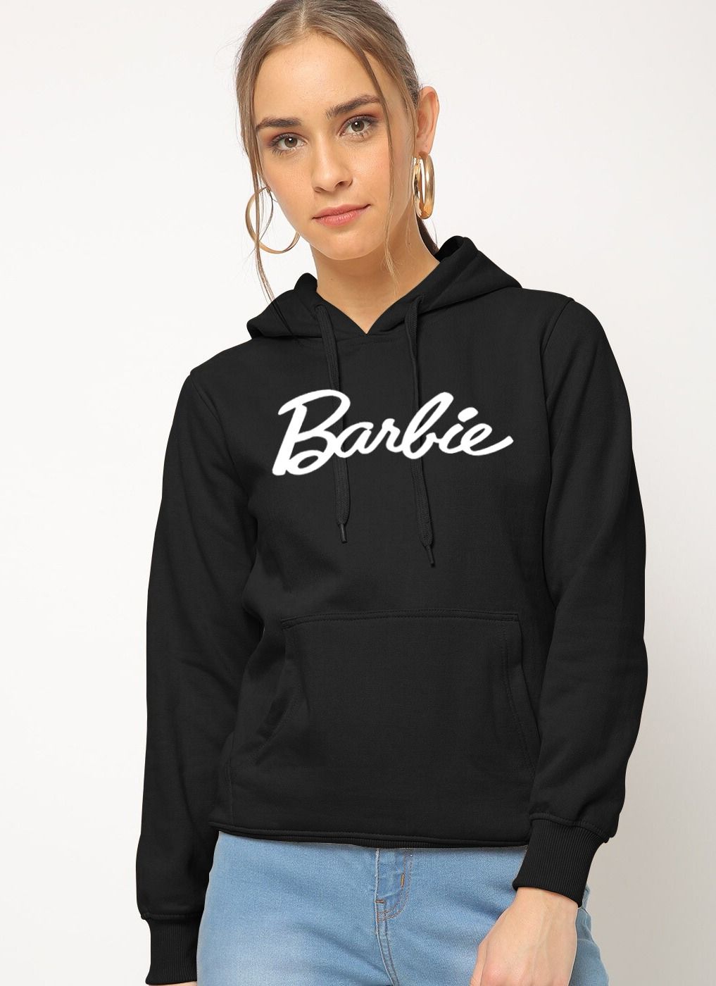 BARBIE Print Pull Over Fleece Hoodies For Women and Girls - Oshi.pk - Buy & Sell Online