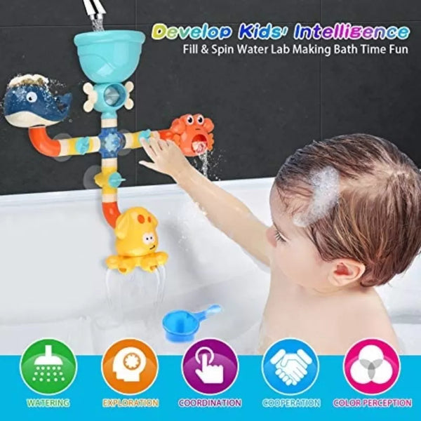 Bath Toys Waterfall Bath Wall Bathtub Toys for Baby Toddler Kids - Oshi.pk - Buy & Sell Online