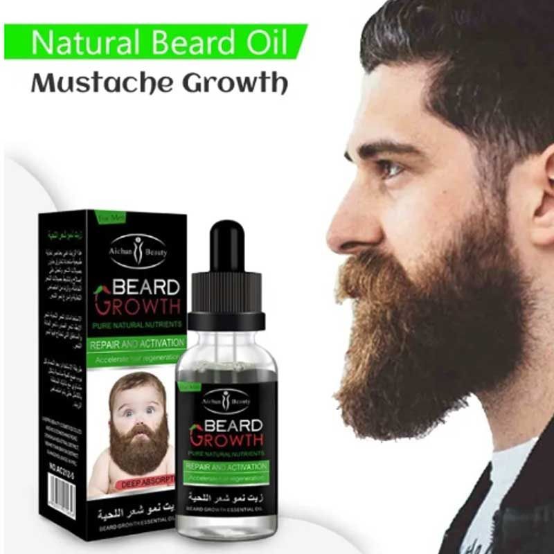 Beard And Mustache Hair Growth Oil Best Hair Oil For Men 30 ML - Oshi.pk - Buy & Sell Online
