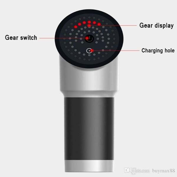 Big Deep Massager Gun 4 Kinds Of Massage Heads For Muscle Vibration Relaxation Deep Tissue Therapy - Oshi.pk - Buy & Sell Online