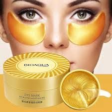 Bioaqua 60Pcs Gold Collagen Eye Mask Anti Wrinkle Sleep Crystal Eye Patch Moisturizing Dark Circles Remover Eye Mask Eye Care - Bqy45015 - Oshi.pk - Buy & Sell Online