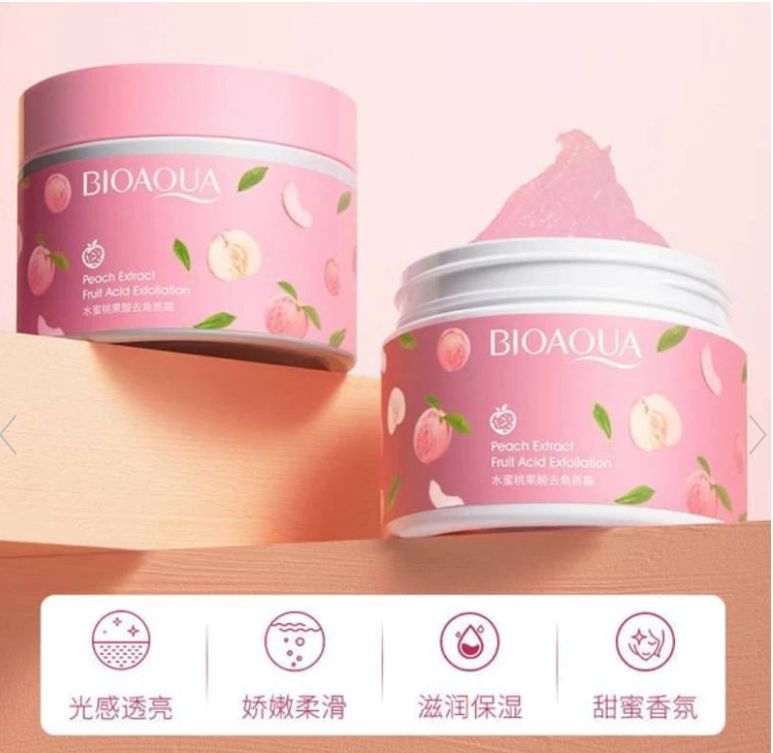 Bioaqua Peach Extract Fruit Acid Exfoliating Face Gel Cream 140g - Oshi.pk - Buy & Sell Online