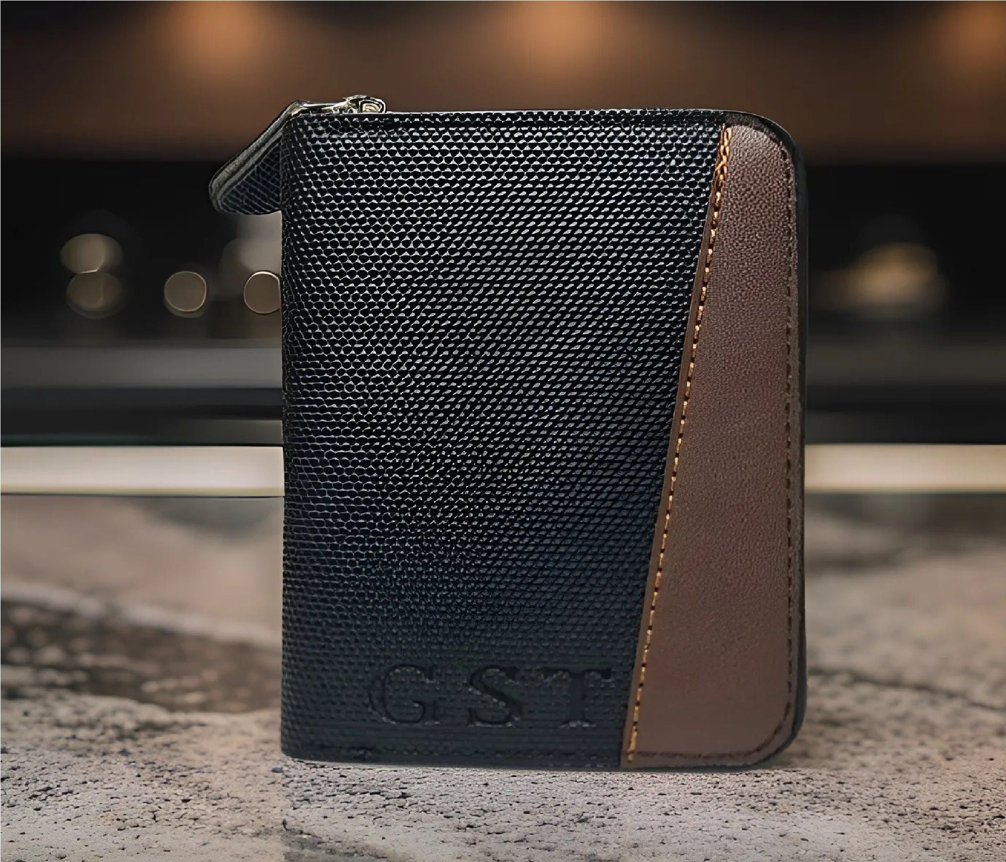 BK's New Casual Wallet Multi-Slot Card Holder Zipper Coin Purse Small Clutch PU Money Bag Purse Cardholder Wallets for Men - Oshi.pk - Buy & Sell Online