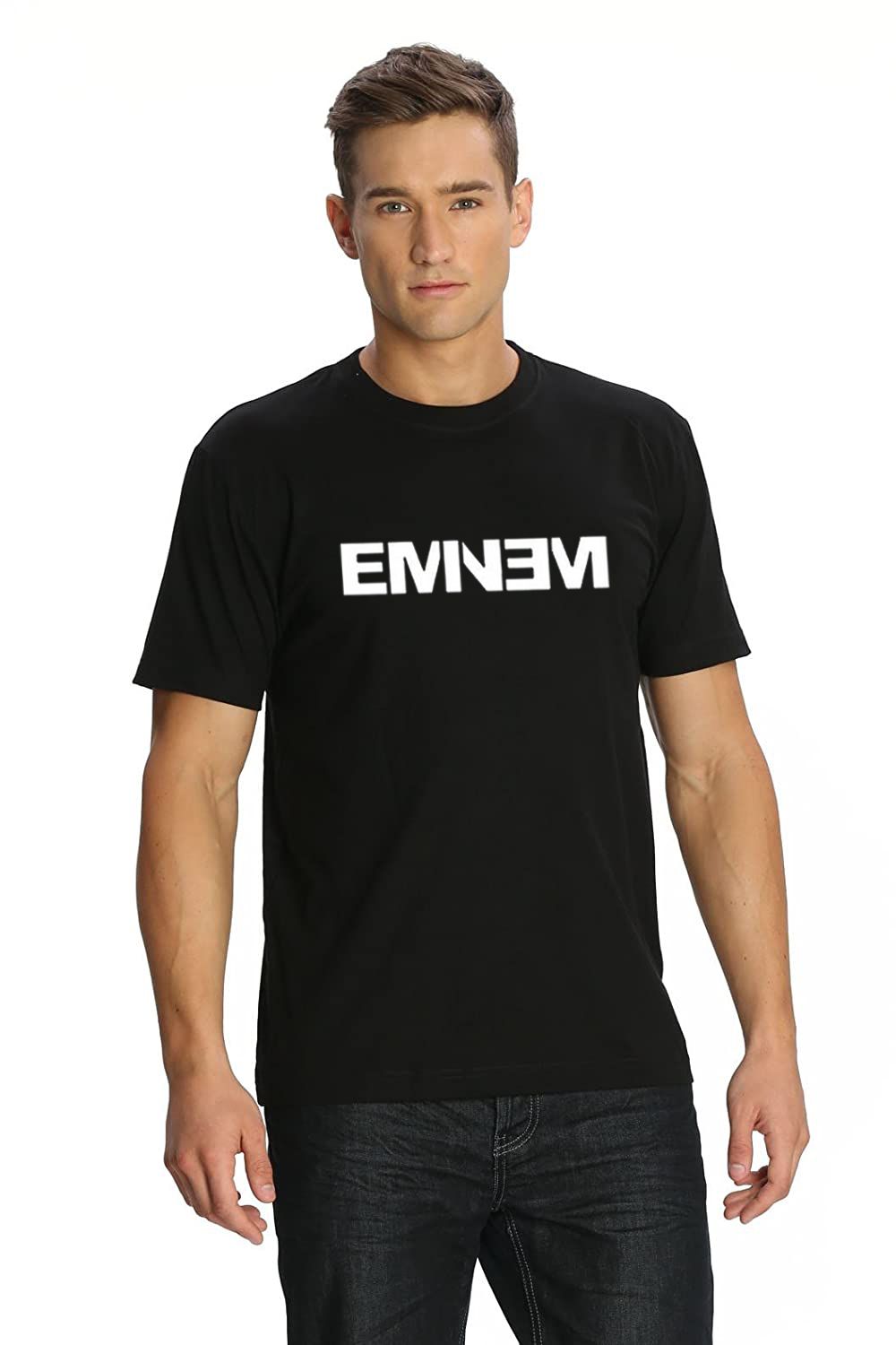 Black Enenim T-Shirts For Mens Cotton Jersey Fabric Soft and Comfortable - Oshi.pk - Buy & Sell Online