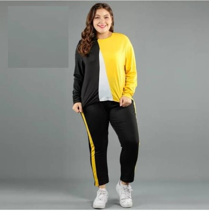Yellow Panel Gym Suit Or Yoga Suit For Her - Oshi.pk - Buy & Sell Online