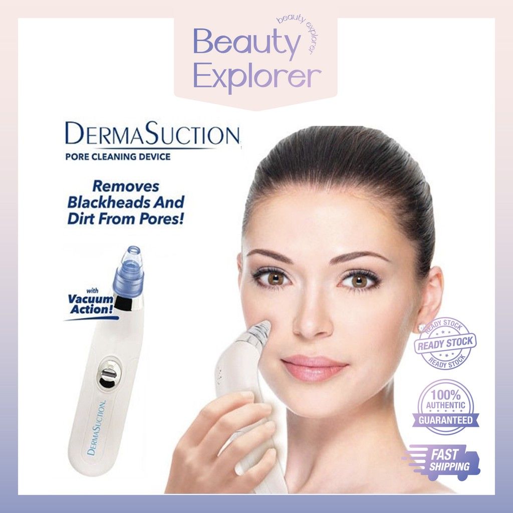 Blackhead Removal Machine-Derma Suction 3 In 1 Black Head Remover Machine-Acne Pimple Pore Cleaner Vacuum Suction Tool - Oshi.pk - Buy & Sell Online