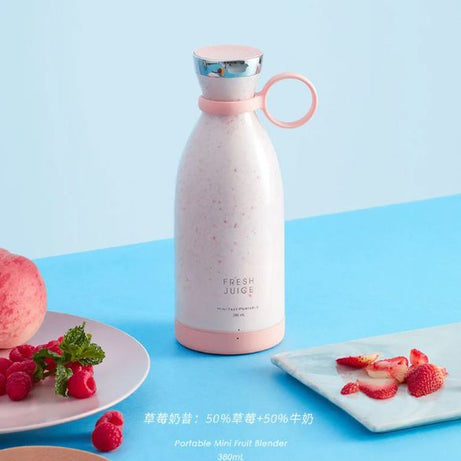 Bottle 420ml USB Rechargeable Juicer Blender Electric Blender Mini Portable Personal Size Juicer Portable Fruit Juicer Machine USB Rechargeable Juicer - Oshi.pk - Buy & Sell Online