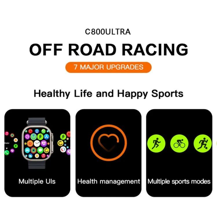 C800 Ultra Smart Watch For Men Women Series - Oshi.pk - Buy & Sell Online