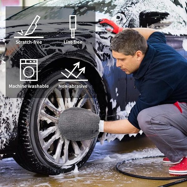 Car Cleaning Kit 9 Pcs Microfiber Interior Exterior - Oshi.pk - Buy & Sell Online