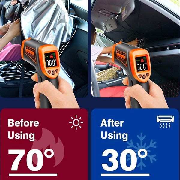 Car Umbrella Sunshade Cover for Windshield Sun UV Protection - Oshi.pk - Buy & Sell Online