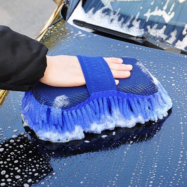 Car Wash Sponge Cleaning Scrub Car Gloves - Oshi.pk - Buy & Sell Online