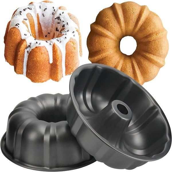 Carbon Steel Fluted Tube Bakeware Round Savarin Cake Mold - Oshi.pk - Buy & Sell Online