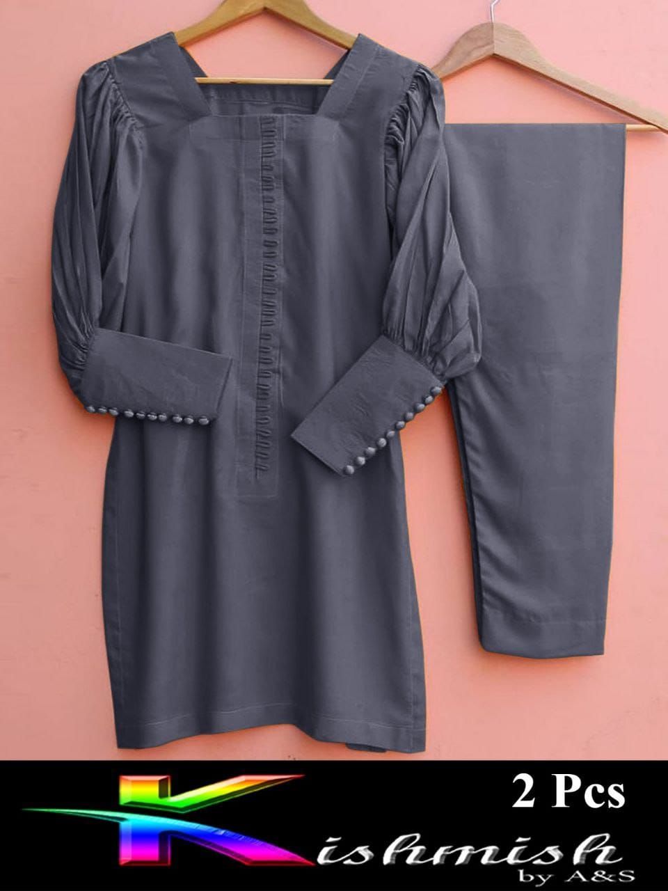 Casual Loops Style 2-Pcs Stiched Suit - Oshi.pk - Buy & Sell Online