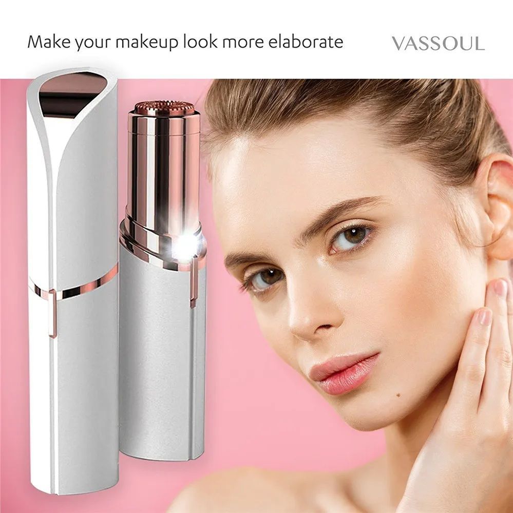 Cell Operated Flawless Women Painless Hair Remover Face Facial Hair Remover - Oshi.pk - Buy & Sell Online