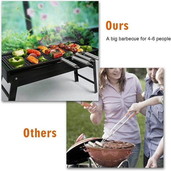Charcoal Grill Portable for Barbecue Folding BBQ Grill Small for Outdoor Camping - Oshi.pk - Buy & Sell Online