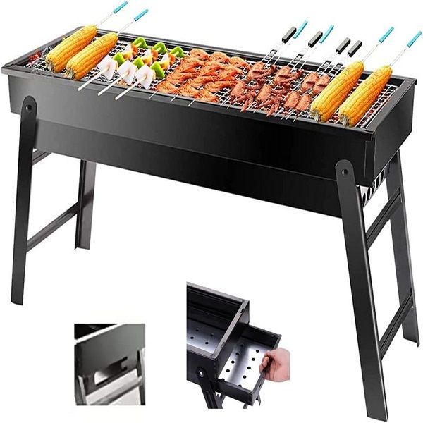 Charcoal Grill Portable for Barbecue Folding BBQ Grill Small for Outdoor Camping - Oshi.pk - Buy & Sell Online