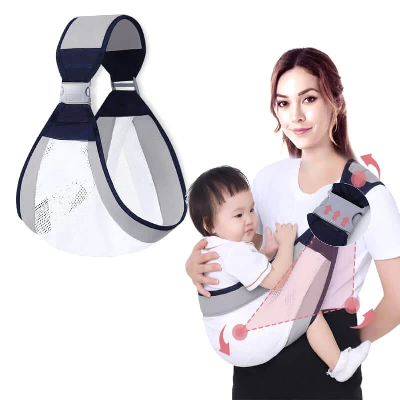 Child Carrier Wrap Multifunctional Baby Carrier Ring Sling for Baby Toddler Carrier Accessories Easy Carrying - Oshi.pk - Buy & Sell Online